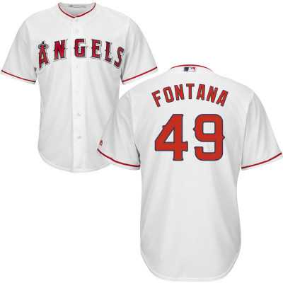 Youth Los Angeles Angels of Anaheim #49 Nolan Fontana White Home Cool Base Stitched Jersey JiaSu,We sell and wholesale Youth Los Angeles Angels of Anaheim #49 Nolan Fontana White Home Cool Base Stitched Jersey JiaSu on line form chian!